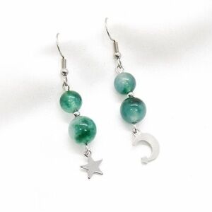 Jade Stone Earrings